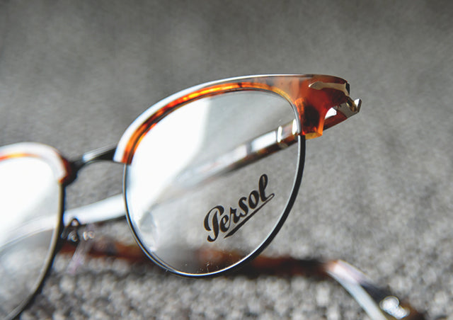 Persol|ペルソールの新作、秀逸のブロウ型が入荷