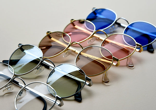 野暮ったい曲線のランドルフのP3にカラーレンズをアレンジ