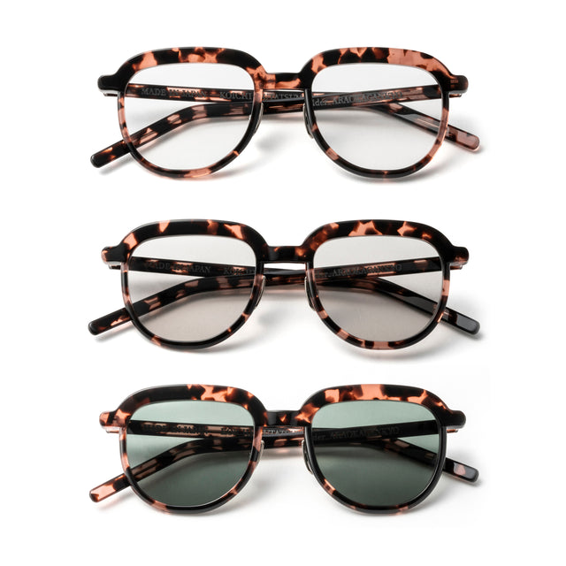 Elder_ARAOKAGANKYO|Elder_ARAOKAGANKYO (Type 2022) solid pink / colored glass (dark)