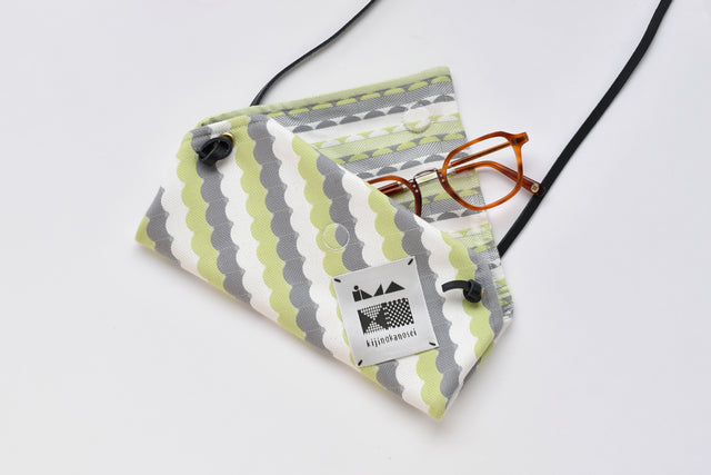 ima × kijinokanosei × blinc 眼鏡ケース「 kurumu 」pattern / kawara