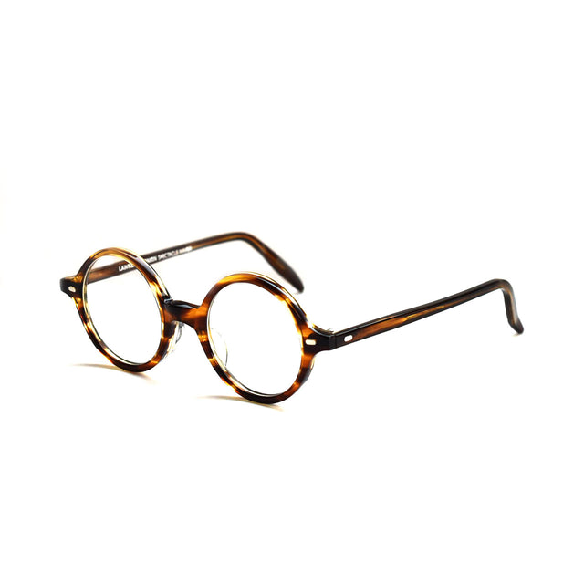 LAWRENCE JENKIN SPECTACLE MAKER / ROUND V2 / Chesnut Mottle