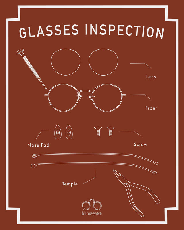 【年末のご挨拶・眼鏡メンテナンスのご案内】blinc vase