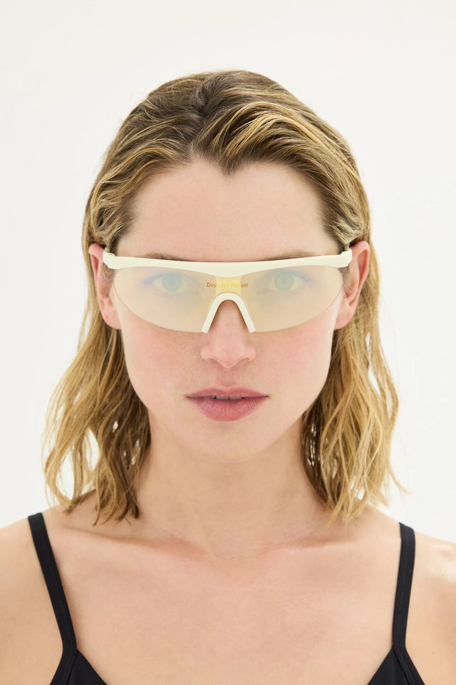 District Vision | ディストリクト ヴィジョン Koharu Eclipse Limestone, D+ Sports Yellow Mirror