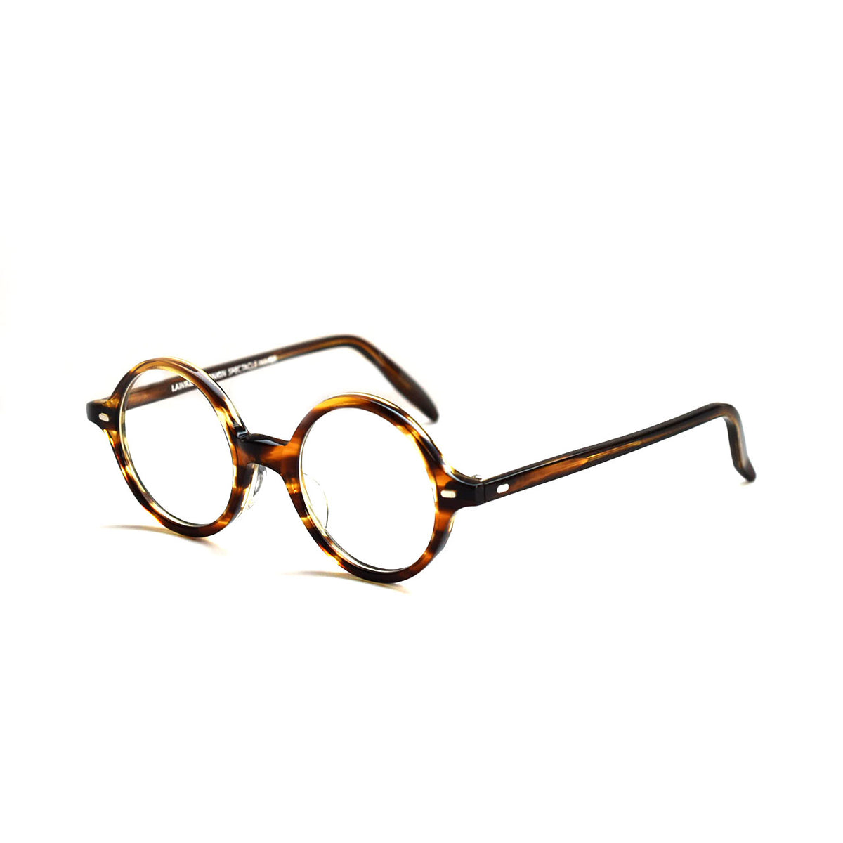 LAWRENCE JENKIN SPECTACLE MAKER / ROUND V2 / Chesnut Mottle – blinc web ...